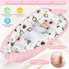 Picture of URMYWO Baby Lounger - Baby Lounger For Newborn, Breathable & Soft Baby Nest Cover Co Sleeping for baby 0-24 Months, Babies Essentials Gifts, Portable Infant Lounger Baby Floor Seat for Home and Travel