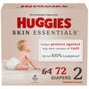 Picture of Huggies Size 2 Diapers, Skin Essentials Baby Diapers, Size 2 (12-18 lbs), 72 Count