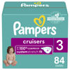 Picture of Pampers Cruisers Diapers - Size 3, 84 Count, Disposable Active Baby Diapers with Custom Stretch