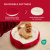 Picture of Bedsure Dog Beds for Small Dogs - Round Cat Beds for Indoor Cats, Washable Pet Bed for Puppy and Kitten with Slip-Resistant Bottom, 25 Inches, Savy Red