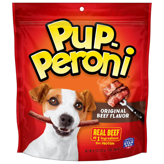 Picture of Pup-Peroni Dog Treats, Original Beef Flavor, 8.2 Ounce (Pack of 6), Made with Real Beef