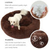 Picture of Orthopedic Dog Beds for Medium Dogs 30 inch Round Calming Pet Beds Machine Washable Faux Fur Doggie Beds for Medium Dogs Chocolate Brown