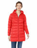 Picture of Amazon Essentials Women's Lightweight Water-Resistant Hooded Puffer Coat (Available in Plus Size), Red, X-Large