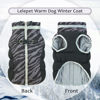 Picture of Lelepet Dog Coat, Warm Dog Winter Coat Reflective Zippered Dog Jacket with Harness Windproof Dog Cold Weather Coats Dog Snow Jacket for Small Medium Large Dogs Turtleneck Fleece Dog Vest, XXXL