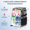 Picture of SPARTER Backpack Cooler Insulated Leak Proof 45 Cans, 2 Insulated Compartments Thermal Bag, Portable Lightweight Beach Travel Camping Lunch Backpack for Men and Women