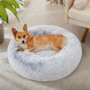 Picture of WESTERN HOME WH Calming Dog & Cat Bed, Anti-Anxiety Donut Cuddler Warming Cozy Soft Round Bed, Fluffy Faux Fur Plush Cushion Bed for Small Medium Dogs and Cats (20"/24"/27"/30")