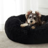 Picture of WESTERN HOME WH Calming Dog Bed & Cat Bed, Anti-Anxiety Donut Dog Cuddler Bed, Warming Cozy Soft Dog Round Bed, Fluffy Faux Fur Plush Dog Cat Cushion Bed for Small Medium Dogs and Cats