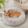 Picture of WESTERN HOME WH Calming Dog & Cat Bed, Anti-Anxiety Donut Cuddler Warming Cozy Soft Round Bed, Fluffy Faux Fur Plush Cushion Bed for Small Medium Dogs and Cats (20"/24"/27"/30")