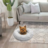 Picture of Best Friends by Sheri The Original Calming Donut Cat and Dog Bed in Lux Fur Gray, Extra Small 18"