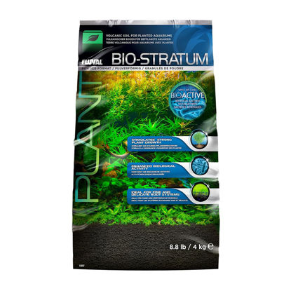 Picture of Fluval 12697 Natural Mineral-Rich Volcanic Soil Bio Stratum for Planted Tanks, 8.8 lbs. - Aquarium Substrate for Healthy Plant Development, Growth, and Color