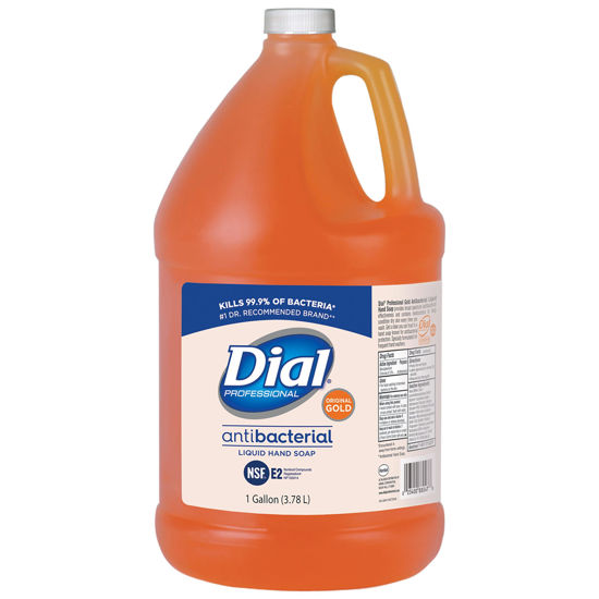 Picture of Dial Professional Gold Antibacterial Liquid Hand Soap, 1 Gallon Refill Bottle