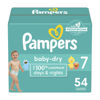 Picture of Pampers Baby Dry Diapers - Size 7, 54 Count, Absorbent Disposable Diapers