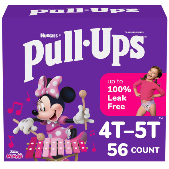 Picture of Pull-Ups Girls' Potty Training Pants, Size 4T-5T Training Underwear (38-50 lbs), 56 Count