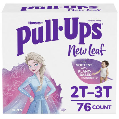 Picture of Pull-Ups New Leaf Girls' Disney Frozen Potty Training Pants, 2T-3T (16-34 lbs), 76 Ct