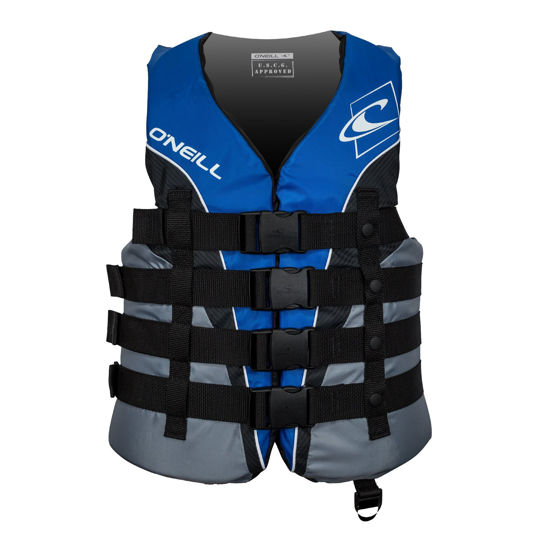 Picture of O'Neill Men's Superlite USCG Life Vest,Pacific/Smoke/Black:White,S