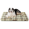 Picture of Bedsure Extra Large Patterned Dog Bed for Large Dogs, Outdoor Waterproof Orthopedic Egg Foam Dog Bed Comfort Pet Mats for Crate with Removable Washable Cover(41"x29", Cream)