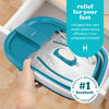 Picture of Homedics Smart Space Bubble Mate Collapsible Foot Spa, Heat-Maintaining, Bubble Massage with Pumice Stone and Splash Guard