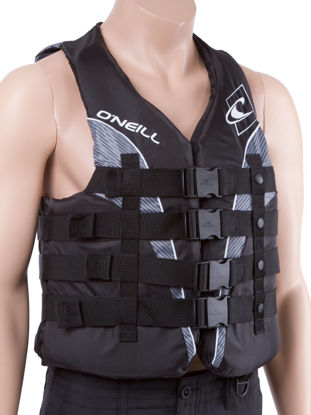 Picture of O'Neill Wetsuits Men's Superlite USCG Life Vest,Black/Black/Smoke:White,4XL