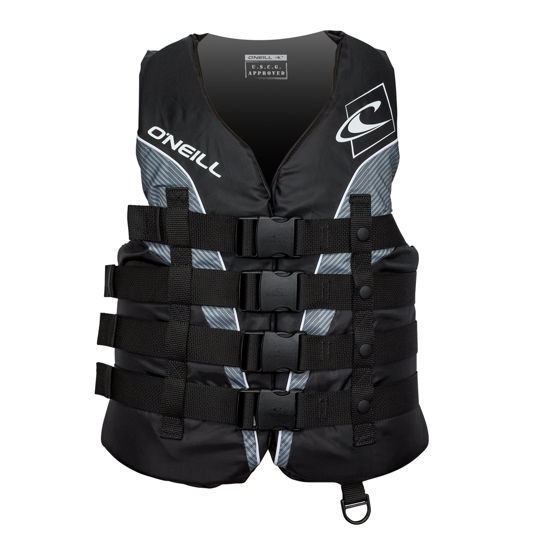 Picture of O'Neill Men's Superlite USCG Life Vest,Black/Black/Smoke:White,M