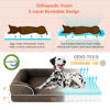 Picture of EHEYCIGA Orthopedic Dog Beds for Large Dogs, Waterproof Memory Foam Large Dog Bed with Sides, Non-Slip Bottom and Egg-Crate Foam Large Dog Couch Bed with Washable Removable Cover, Brown