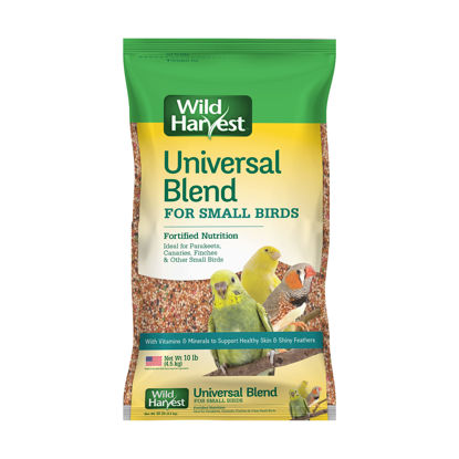 Picture of Wild Harvest Universal Blend for Small Birds, 10 lb Bag, Fortified Nutrition