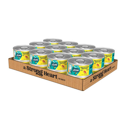 Picture of A Strong Heart Canned Wet Cat Food, Prime Filets Chicken Dinner in Gravy - 5.5 oz Cans (Pack of 24), Made in The USA with Real Chicken