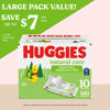 Picture of Huggies Natural Care Sensitive Baby Wipes, Unscented, Hypoallergenic, 99% Purified Water, 10 Flip-Top Packs (560 Wipes Total)