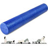 Picture of Yes4All High Density Foam Roller for Back, Variety of Sizes & Colors for Yoga, Pilates - Blue - 36 Inches