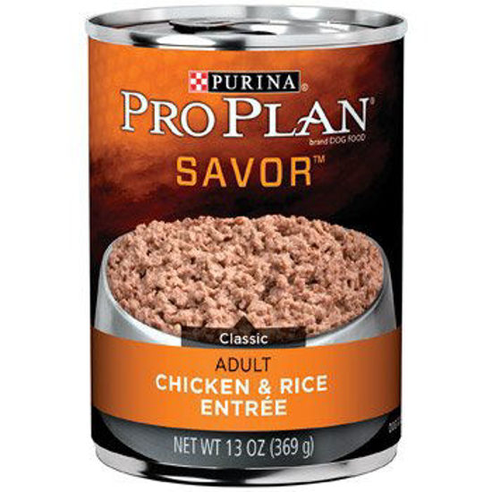 Picture of Purina Pro Plan Dog Food Chicken & Rice 13 Oz Can