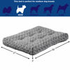 Picture of MidWest Homes for Pets Deluxe Dog Beds Super Plush Dog & Cat Beds Ideal for Dog Crates Machine Wash & Dryer Friendly, 1-Year Warranty Gray 30-Inch