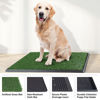 Picture of Artificial Grass Puppy Pee Pad for Dogs and Small Pets - 20x30 Reusable 4-Layer Training Potty Pad with Tray - Dog Housebreaking Supplies by PETMAKER, PET6200