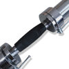 Picture of CAP Barbell Olympic Solid 20" Dumbbell Handle with rubber grips, Chrome (OBIS-20MBR)