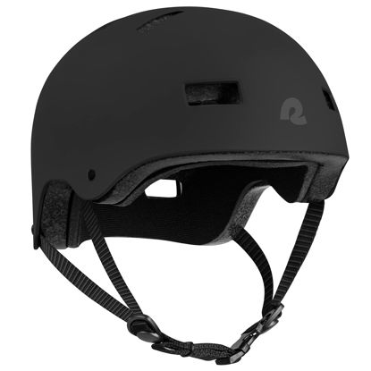 Picture of Retrospec Dakota Bicycle / Skateboard Helmet for Adults - Commuter, Bike, Skate, Scooter, Longboard & Incline Skating - Highly Protective & Premium Ventilation- Large - Matte Black, 4271