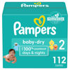 Picture of Pampers Baby Dry Diapers - Size 2, 112 Count, Absorbent Disposable Diapers