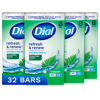 Picture of Dial Antibacterial Bar Soap, Refresh & Renew, Mountain Fresh, 4 oz, 32 Bars