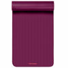 Picture of Retrospec Solana Yoga Mat 1/2" Thick w/Nylon Strap for Men & Women - Non Slip Excercise Mat for Yoga, Pilates, Stretching, Floor & Fitness Workouts, Boysenberry