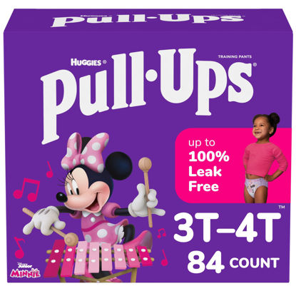 Picture of Pull-Ups Girls' Potty Training Pants, Size 3T-4T Training Underwear (32-40 lbs), 84 Count