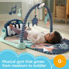 Picture of Fisher-Price Baby Playmat Kick & Play Piano Gym with Musical and Sensory Toys for Newborn to Toddler, Navy Fawn