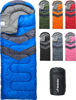 Picture of MalloMe Sleeping Bags for Adults Cold Weather & Warm - Backpacking Camping Sleeping Bag for Kids 10-12, Girls, Boys - Lightweight Compact Camping Essentials Gear Accessories Hiking Sleep Must Haves