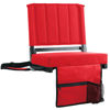 Picture of SPORT BEATS Stadium Seat for Bleachers with Back Support and Cushion Includes Shoulder Strap and Cup Holder