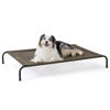 Picture of Bedsure XL Elevated Outdoor Dog Bed - Raised Dog Cots Beds for Extra Large Dogs, Portable Indoor & Outdoor Pet Hammock Bed with Skid-Resistant Feet, Frame with Breathable Mesh, Brown