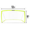 Picture of Franklin Sports Blackhawk Backyard Soccer Goal - Portable Kids Soccer Net - Pop Up Folding Indoor + Outdoor Goals - 12' x 6' - Optic Yellow