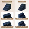 Picture of EHEYCIGA Dog Stairs for Bed 20”H, 4-Step Extra Wide Extra Wide Dog Steps for High Bed, Pet Steps for Small Dogs and Cats, Non-Slip Balanced Dog Indoor Ramp, Navy Blue