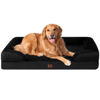 Picture of EHEYCIGA Orthopedic Dog Beds for Large Dogs, Waterproof Memory Foam Large Dog Bed with Sides, Non-Slip Bottom and Egg-Crate Foam Large Dog Couch Bed with Washable Removable Cover, Black