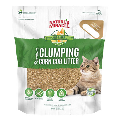 Picture of Nature's Miracle Premium Clumping Corn Cob Litter, Tough Odor Bio-Enzymatic Formula, Dust Free