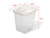 Picture of Van Ness 10-Pound Food Container with Fresh-Tite Seal (FC10) white