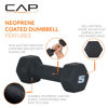 Picture of CAP Barbell Neoprene Dumbbell Weights, 5 lb Pair, Black