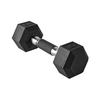 Picture of CAP Barbell Coated Dumbbell Weights with Padded Grip, Single, 10 LBS