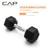 Picture of CAP Barbell 10 LB Coated Hex Dumbbell Weight, New Edition