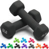 Picture of Portzon Weights Dumbbells Set with Various Color and Weights and Compatible, 1-15 LB, Anti-Slip, Anti-roll, Hex Shape